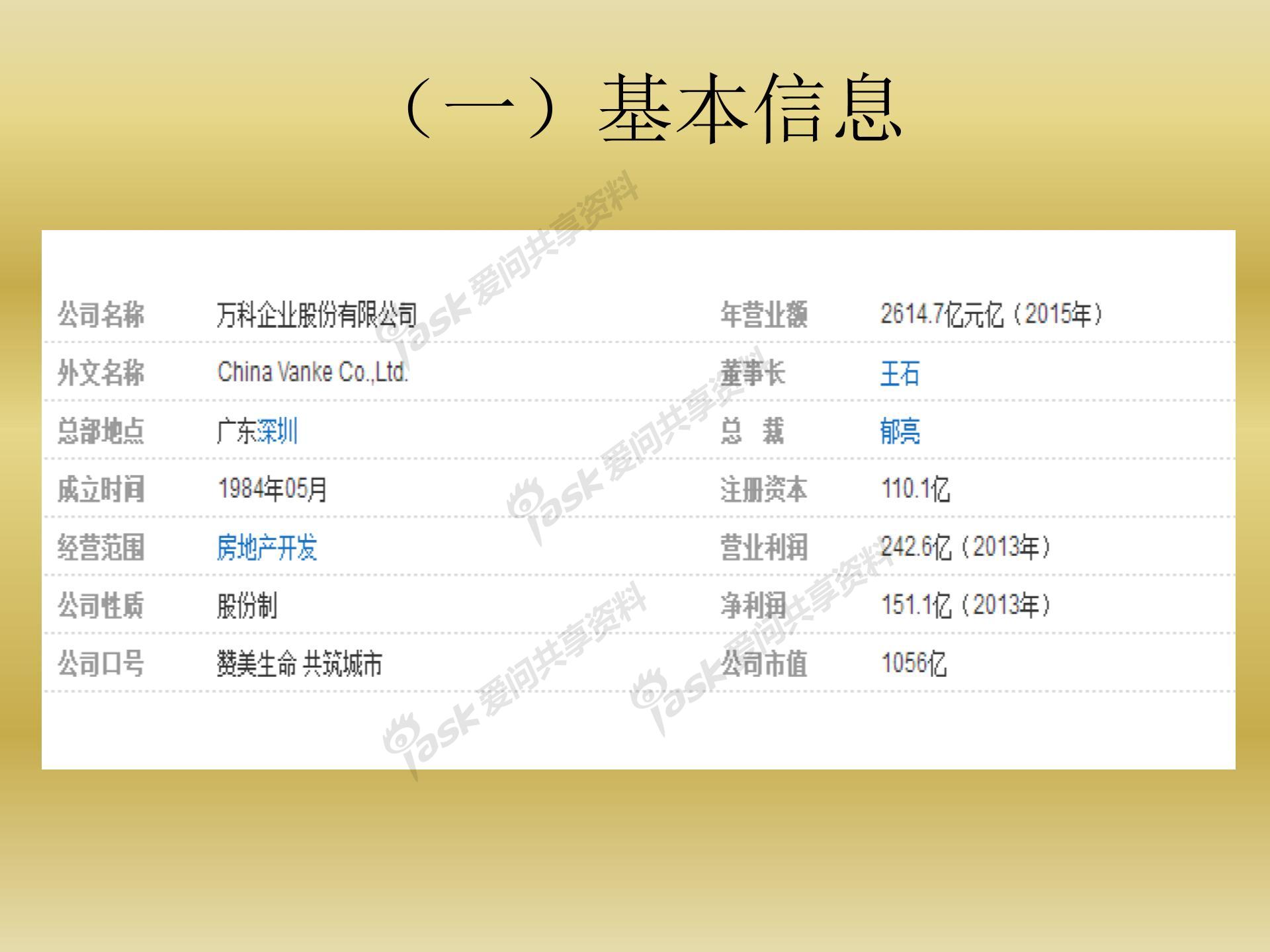 2018年萬科集團財務(wù)分析報告圖片3